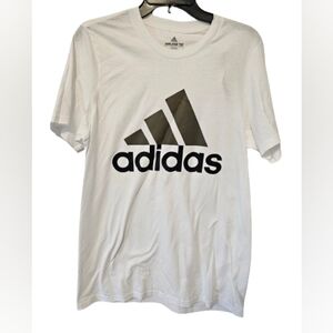 Adidas White, Olive, Black Basic Tee Men's Size Medium NWT